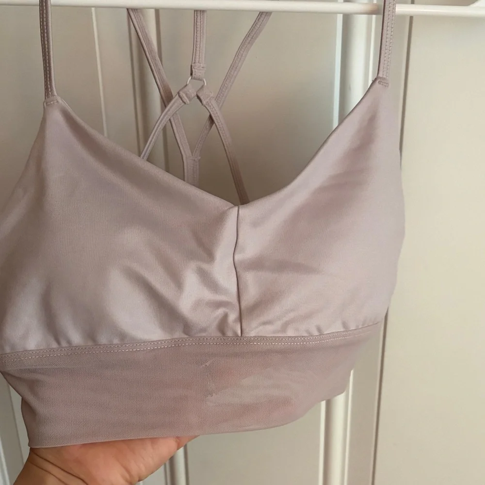 Alo Yoga Strappy Bralette in Mauve